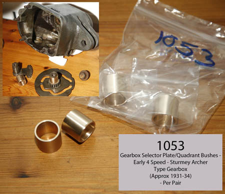 Sturmey Archer Selector Plate Bearings